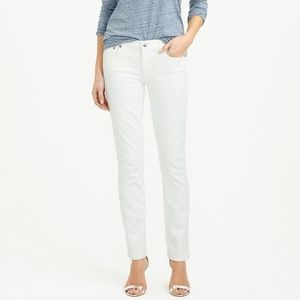 J.Crew matchstick white jeans